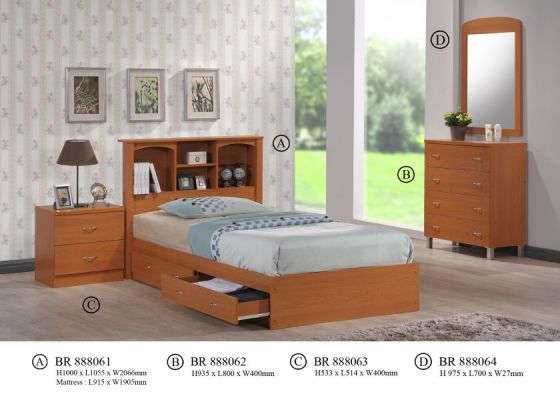 BR 888061 Set - BR888061, 888062, 888063, 888064 - Bedroom - Timber Art Design Sdn Bhd