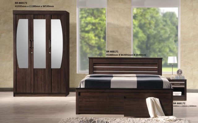 BR 888171 Set - BR 888171, 888172, 888173 - Bedroom - Timber Art Design Sdn Bhd