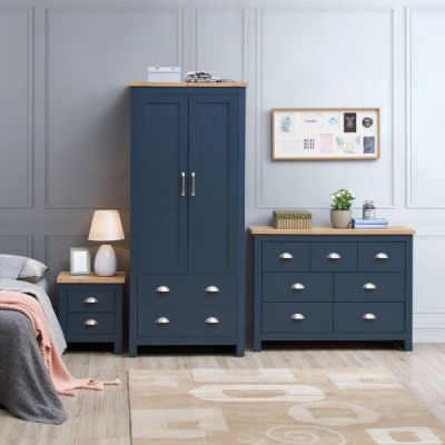 Lisbon - Bedroom - Blue 2 - Bedroom - Timber Art Design Sdn Bhd