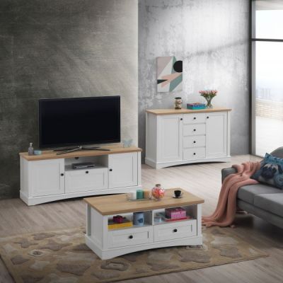 Carden Living room - White - Living Room - Timber Art Design Sdn Bhd